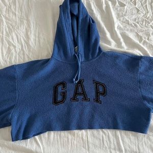 cropped gap hoodie